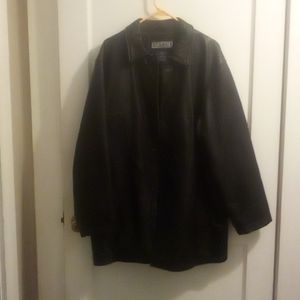 Lands' End direct merchant lamb skin shell jacket